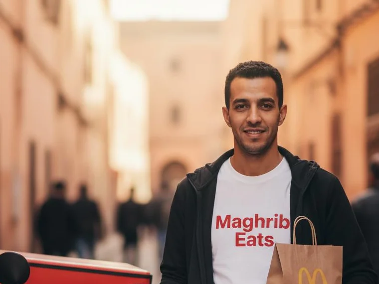 Maghrib Eats delivery team member